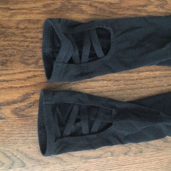 🔹Black Capri Workout Leggings Junior’s XS - Picture 3 of 5